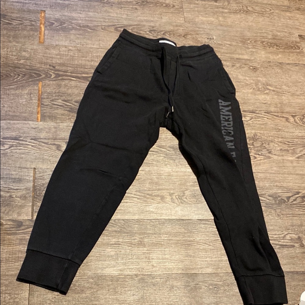 American Eagle Black Jogger Sweatpants